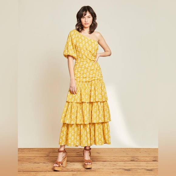 Veronica Beard NWT Virginia one shoulder dress - Picture 4 of 14